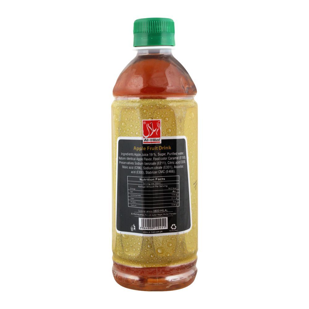 Fresher Apple Fruit Drink, 500ml, Bottle - Image 2