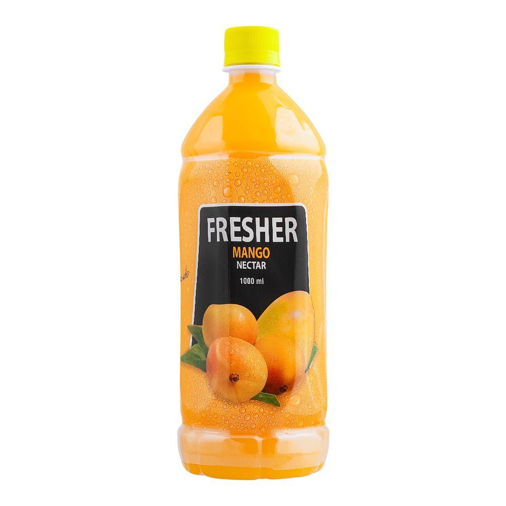 Fresher Mango Nectar Juice, Bottle, 1000ml - Main Image