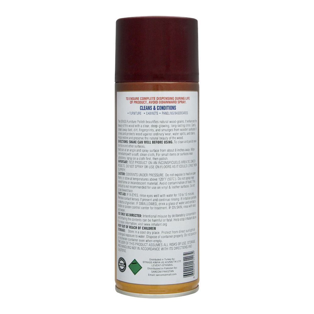 Strass Furniture Polish Spray, 400ml - Image 2