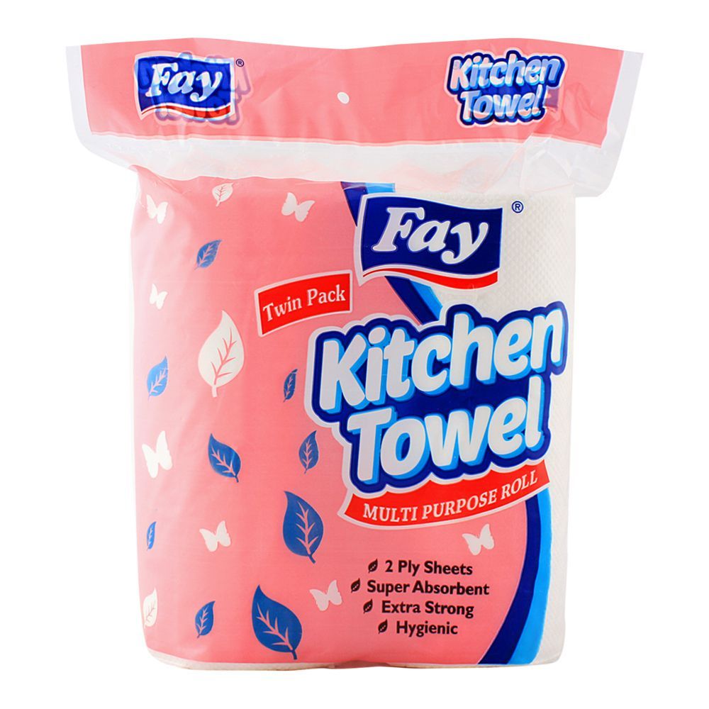 Fay Kitchen Towel Roll, Twin Pack - Main Image