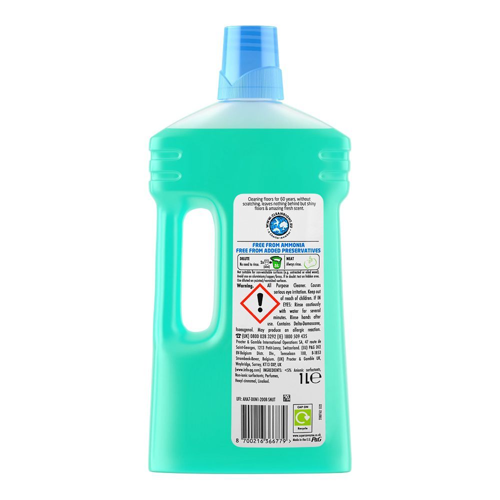 Flash All Purpose Liquid Cleaner Apple Blossom, 1 Liter - Image 2