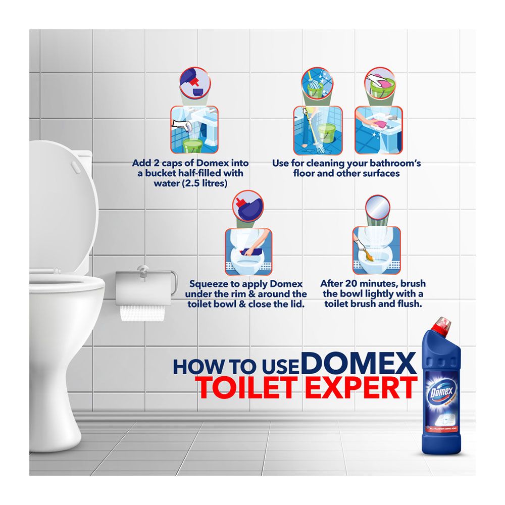 Domex Original Toilet Expert Cleaner 500ml - Image 5