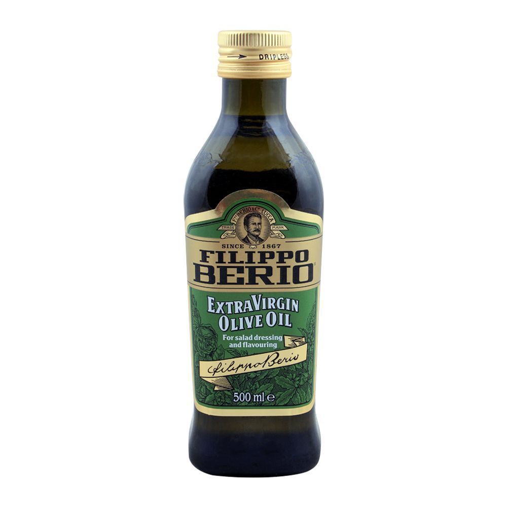 Filippo Berio Extra Virgin Olive Oil, For Salad Dressing and Flavouring, 500ml - Main Image