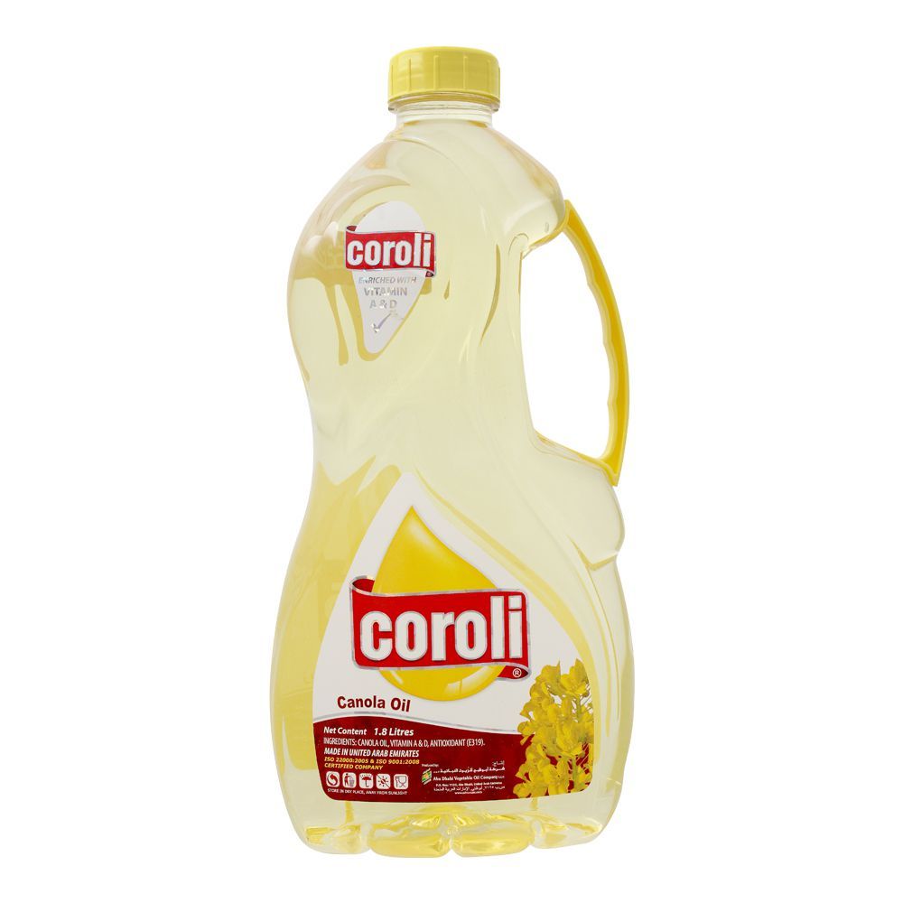 Coroli Pure Canola Oil, 1.8 Liter - Main Image