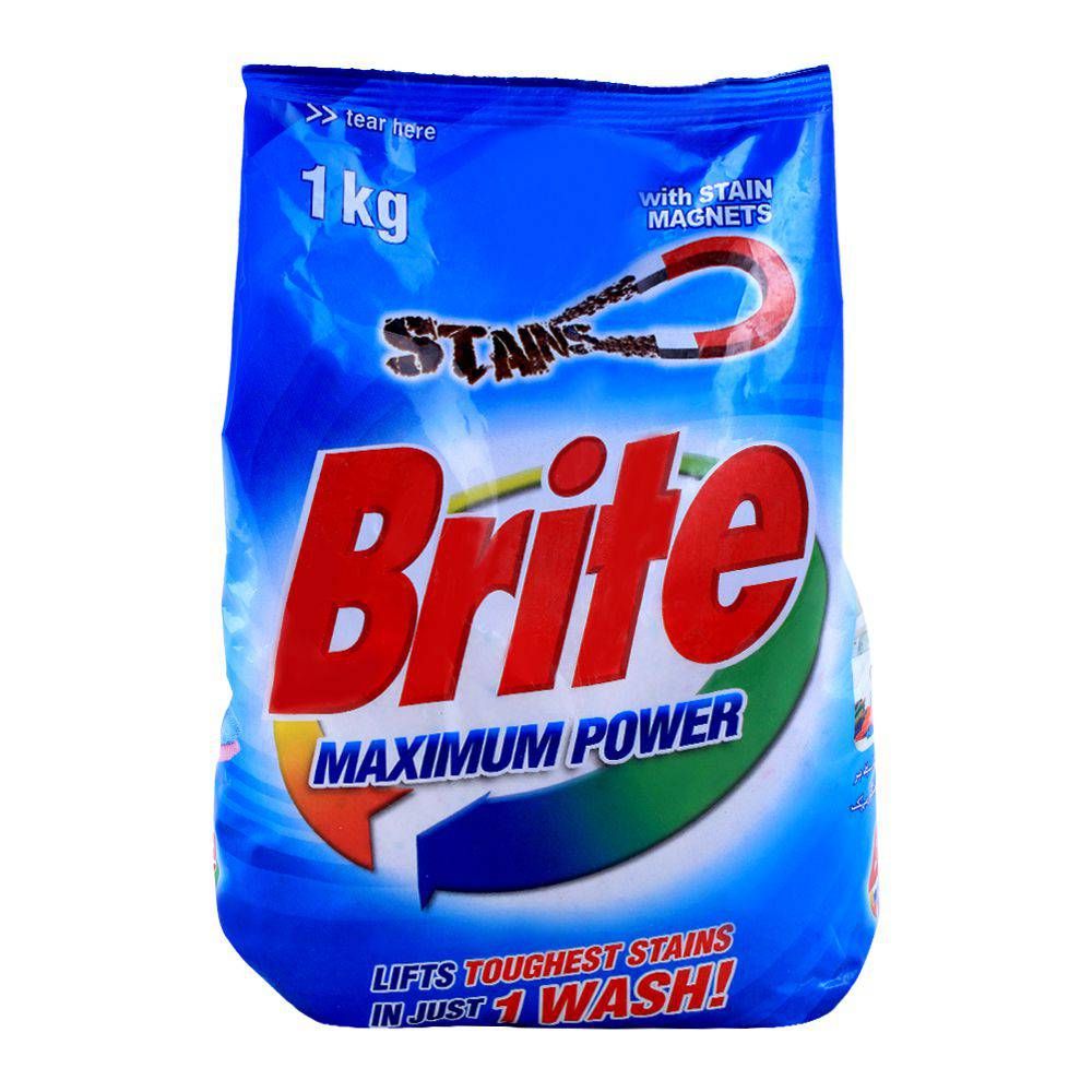 Brite Maximum Power Detergent Powder 1 KG - Image 3