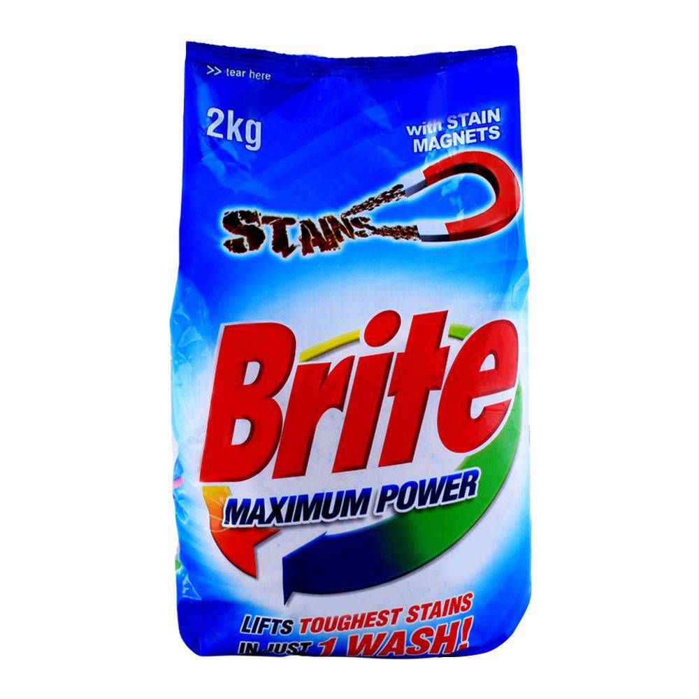 Brite Maximum Power Detergent Powder 2 KG - Image 3