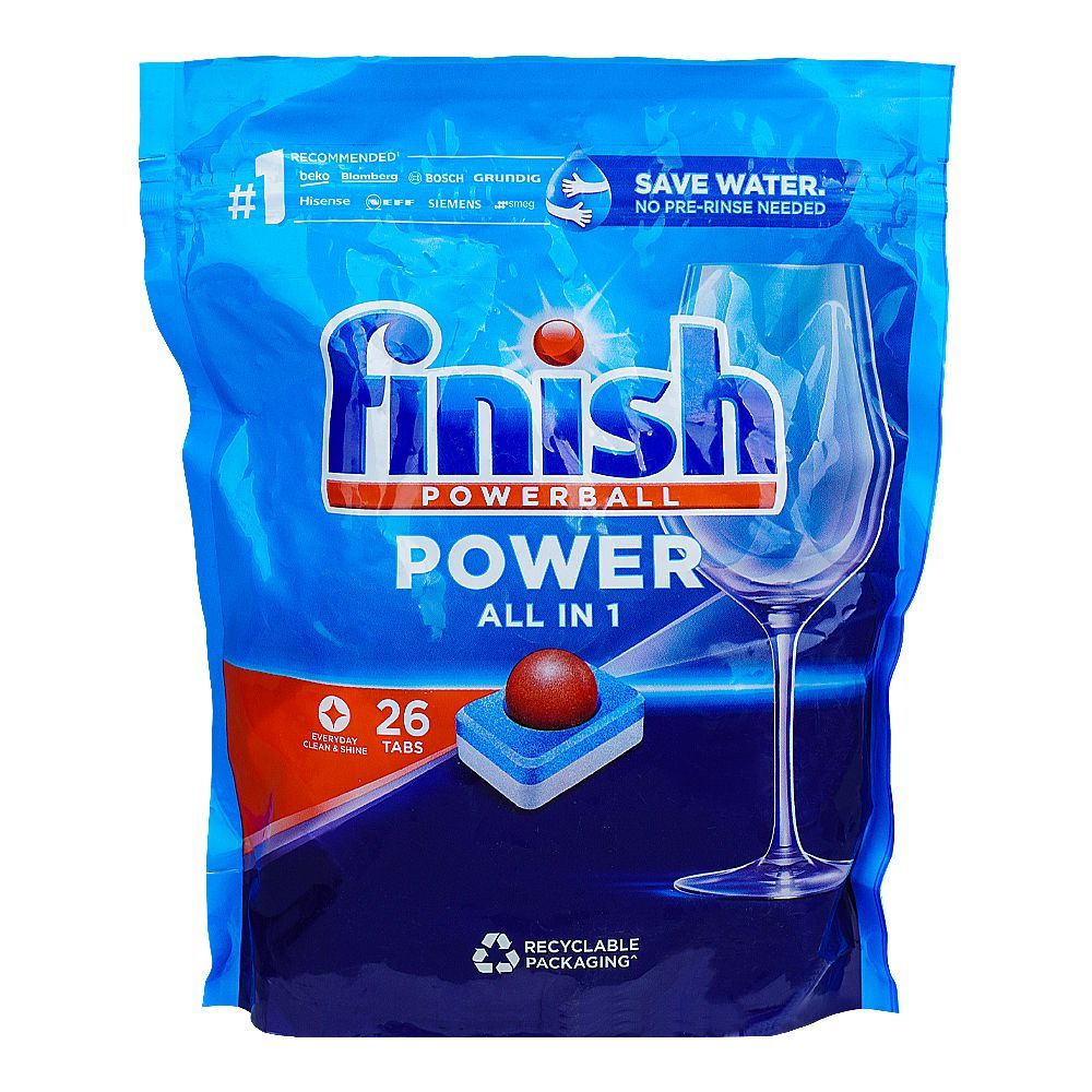 Finish All-In-1 Power Ball Tablets, 416g - Main Image