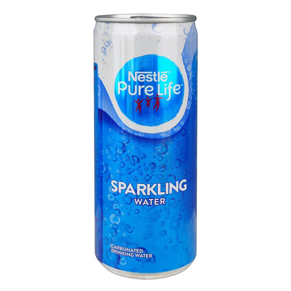 Nestle Pure Life Sparkling Water, 250ml Can - Main Image