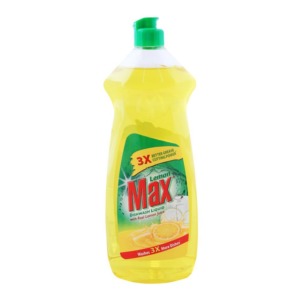 Lemon Max Dishwash Liquid, With Lemon Juice, 750ml - Image 2