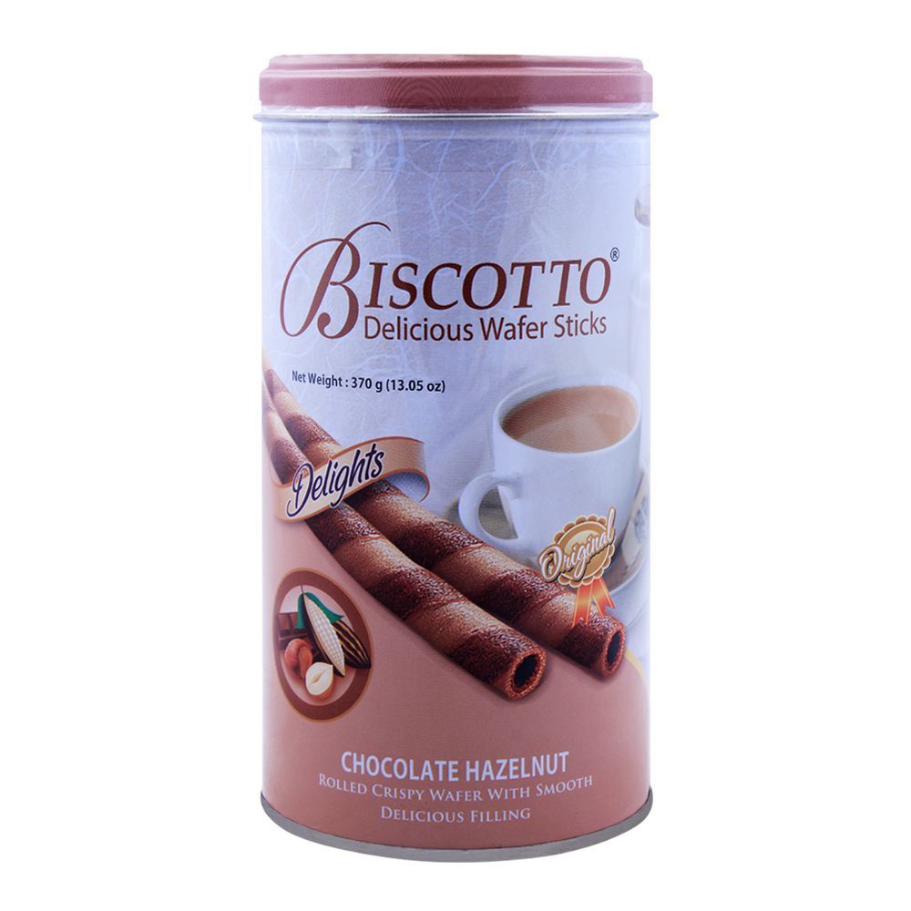 Biscotto Chocolate Hazel Nut Wafer Sticks 370gm - Main Image