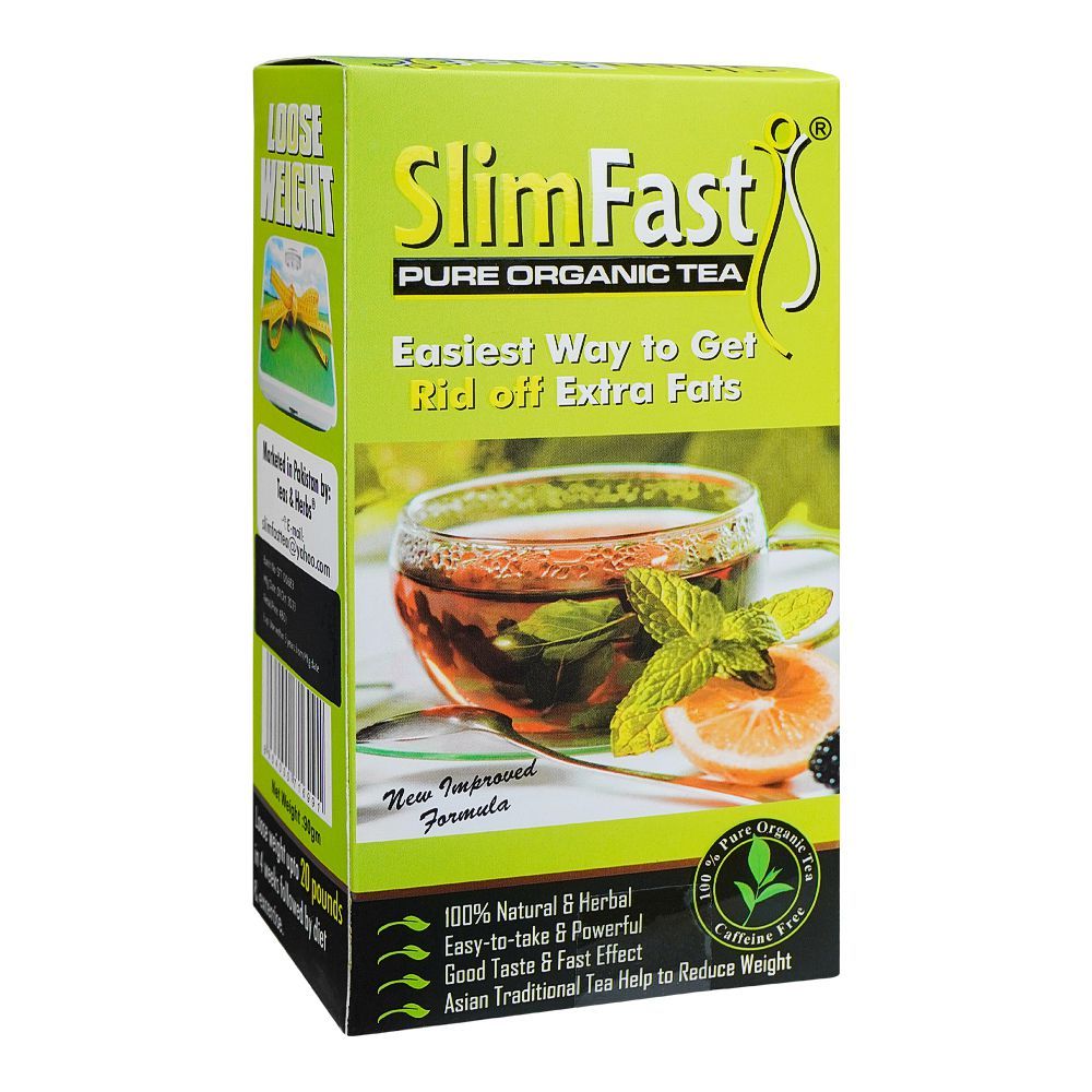 Slim Fast Pure Organic Sliming Herb Tea, 90g - Main Image