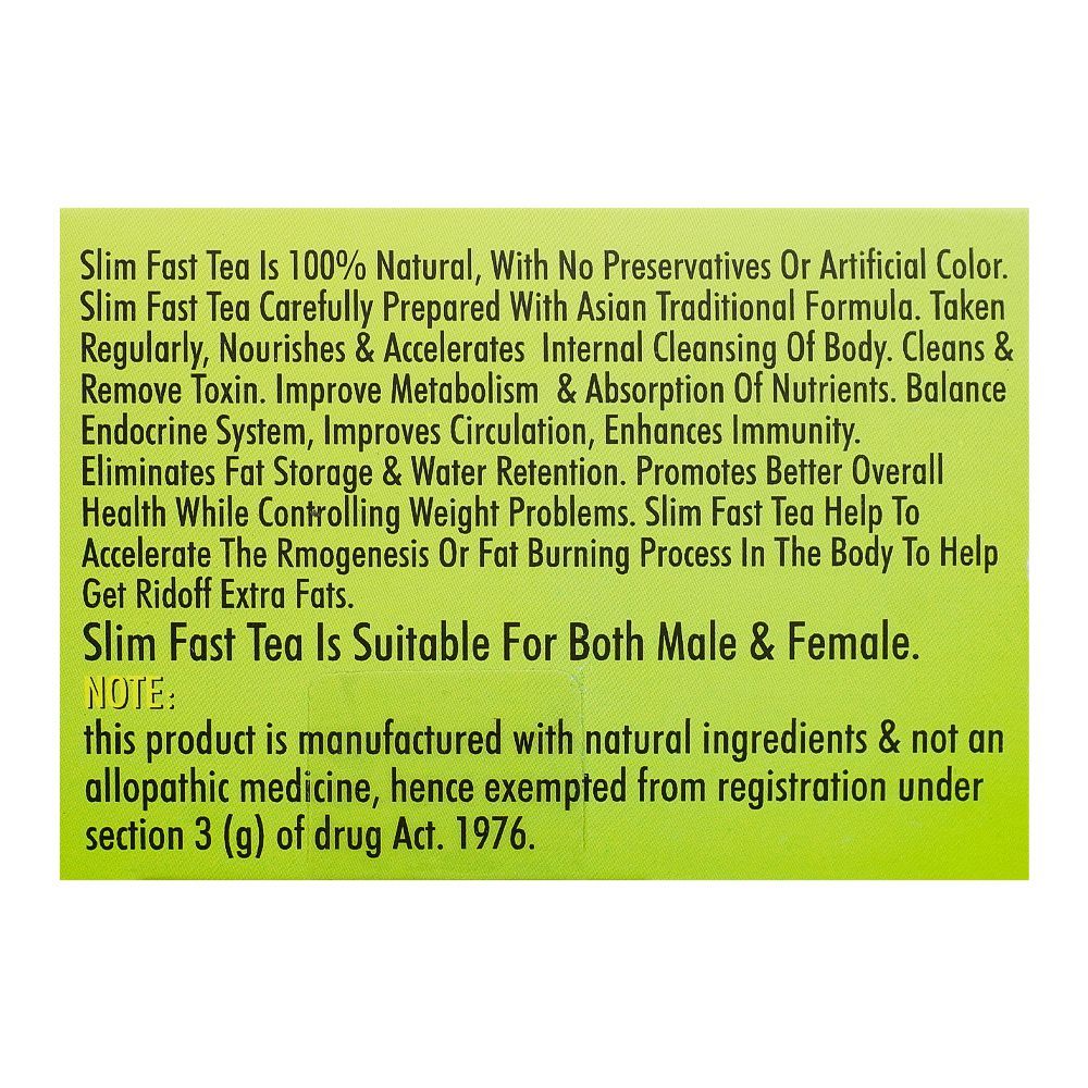 Slim Fast Pure Organic Sliming Herb Tea, 90g - Image 4