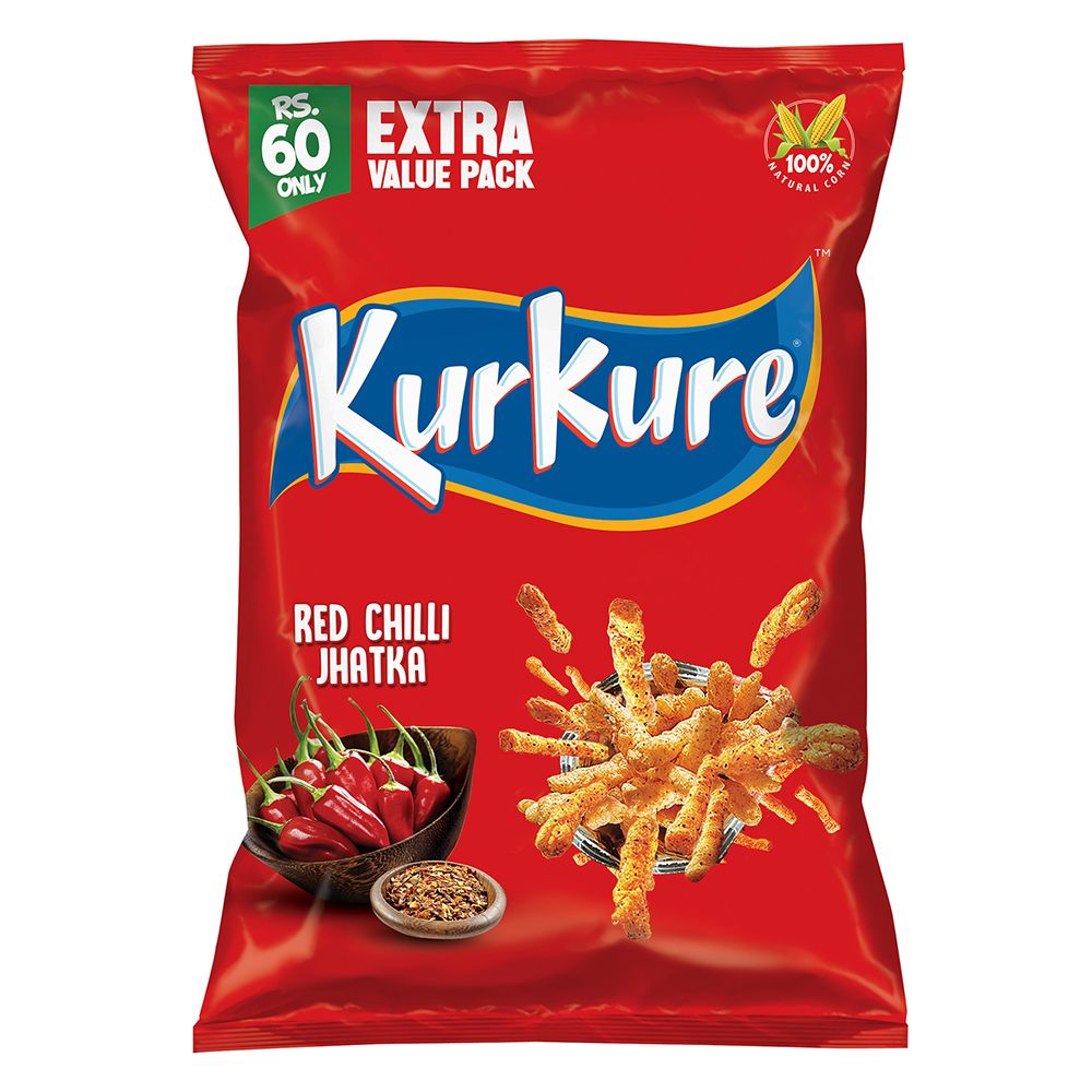 Kurkure Red Chilli Jhatka, 78g - Main Image