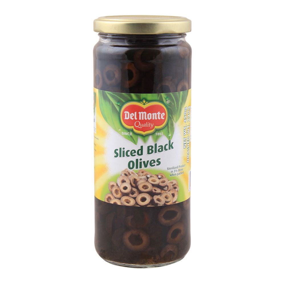 Delmonte Sliced Black Olives, 450g - Main Image