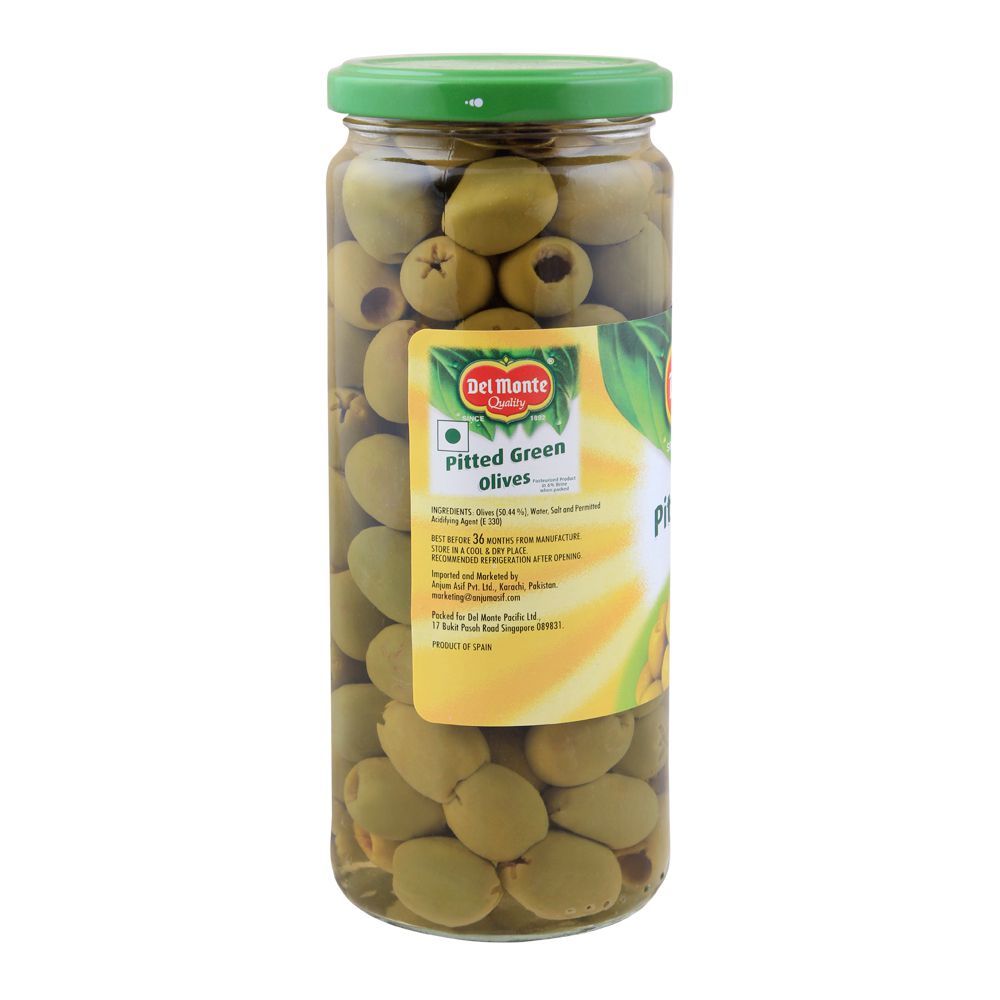 Delmonte Pitted Green Olives, 450g - Image 2