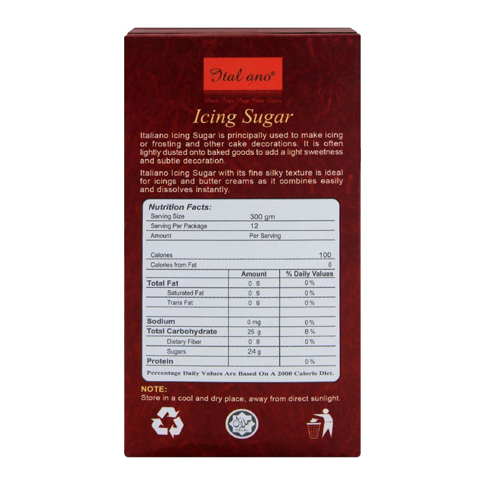 Italiano Icing Sugar, 300g - Image 2