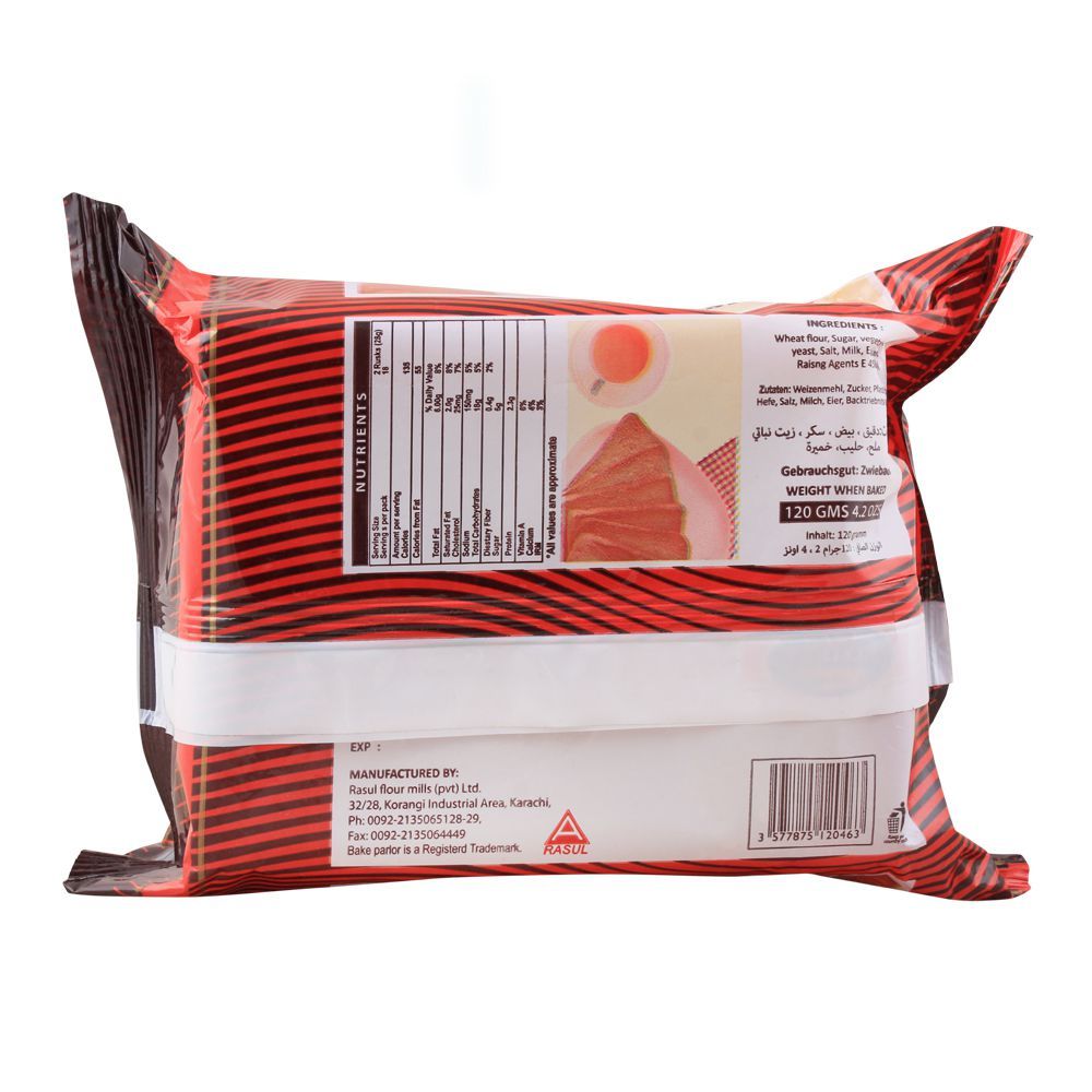 Bake Parlour Rusk, 120g - Image 2