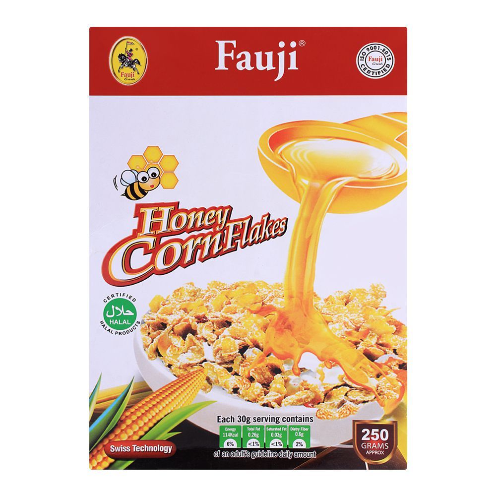 Fauji Honey Corn Flakes 250gm - Main Image