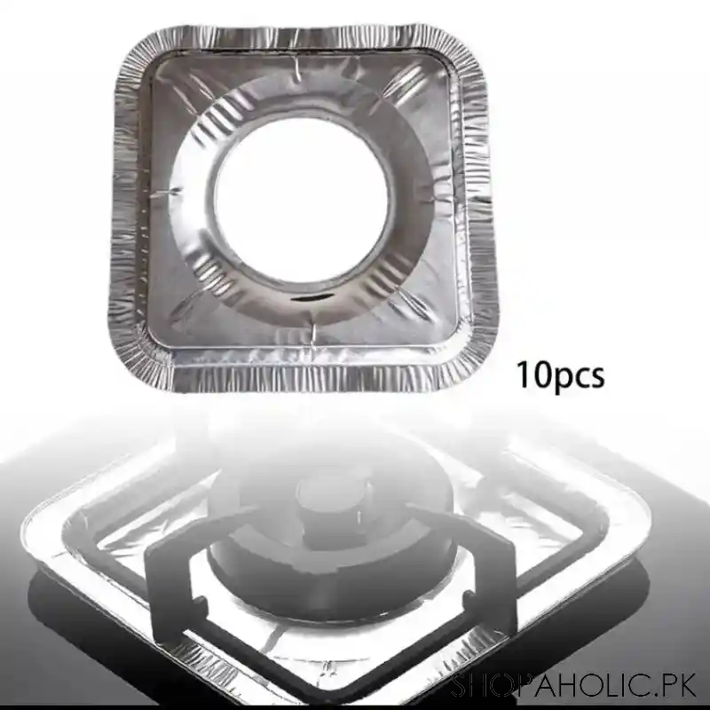 10pcs aluminium stove disposable cover main image