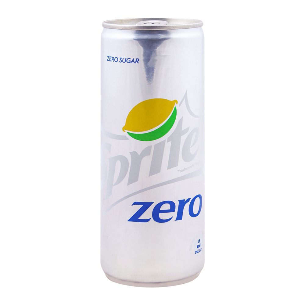 Sprite Zero Can Local 250ml, 12 Pieces - Main Image