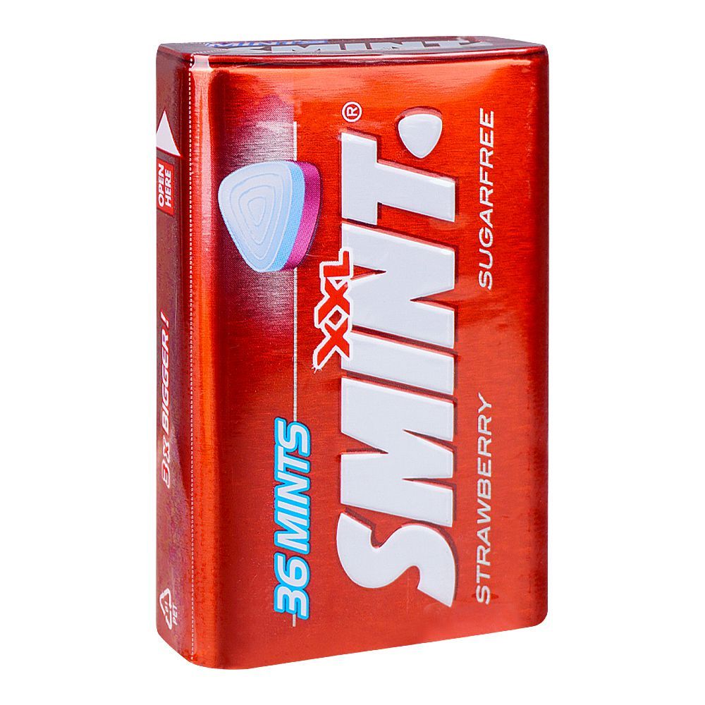 Smint Strawberry Sugar Free Gum, 25g - Main Image