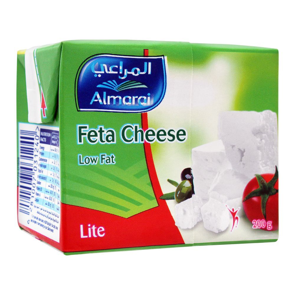 Almarai Feta Cheese, Low Fat, Lite, 200g - Main Image