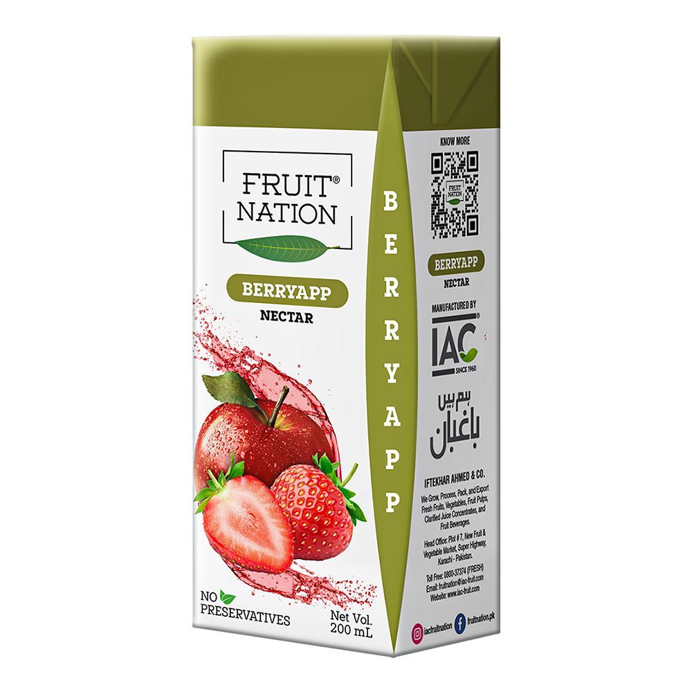 Fruit Nation BerryApp Nectar, 200ml - Main Image