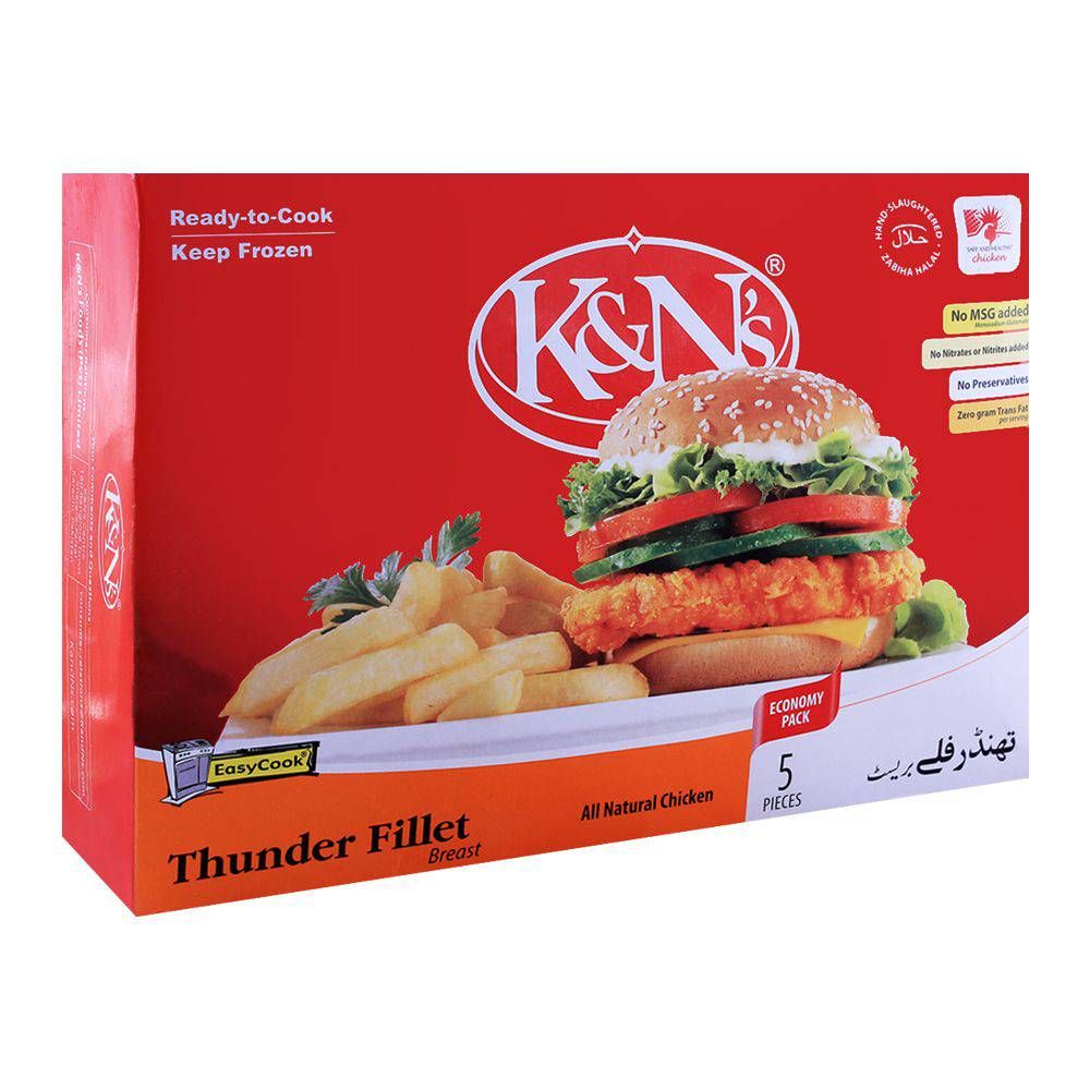 K&N's Chicken Thunder Fillet Breast, 5-Pack - Main Image