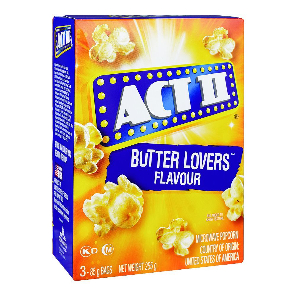 Act-ll Butter Lovers Popcorn, 255g - Main Image