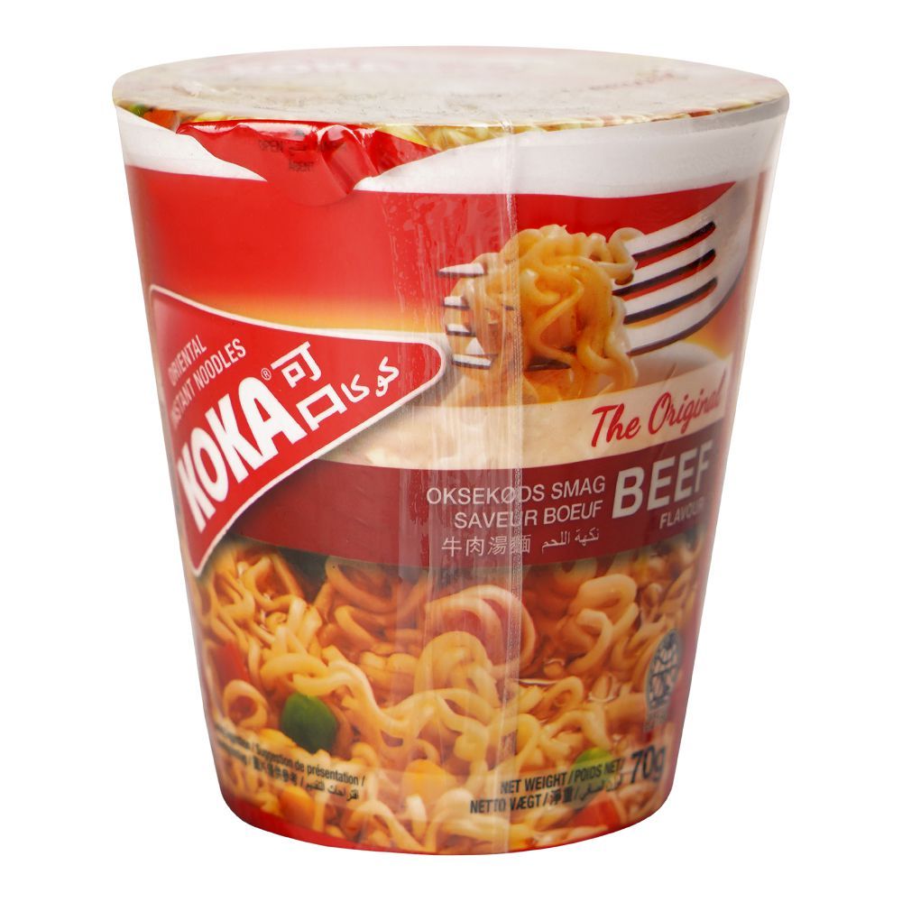 Koka Beef Noodles Cup, 70g - Main Image