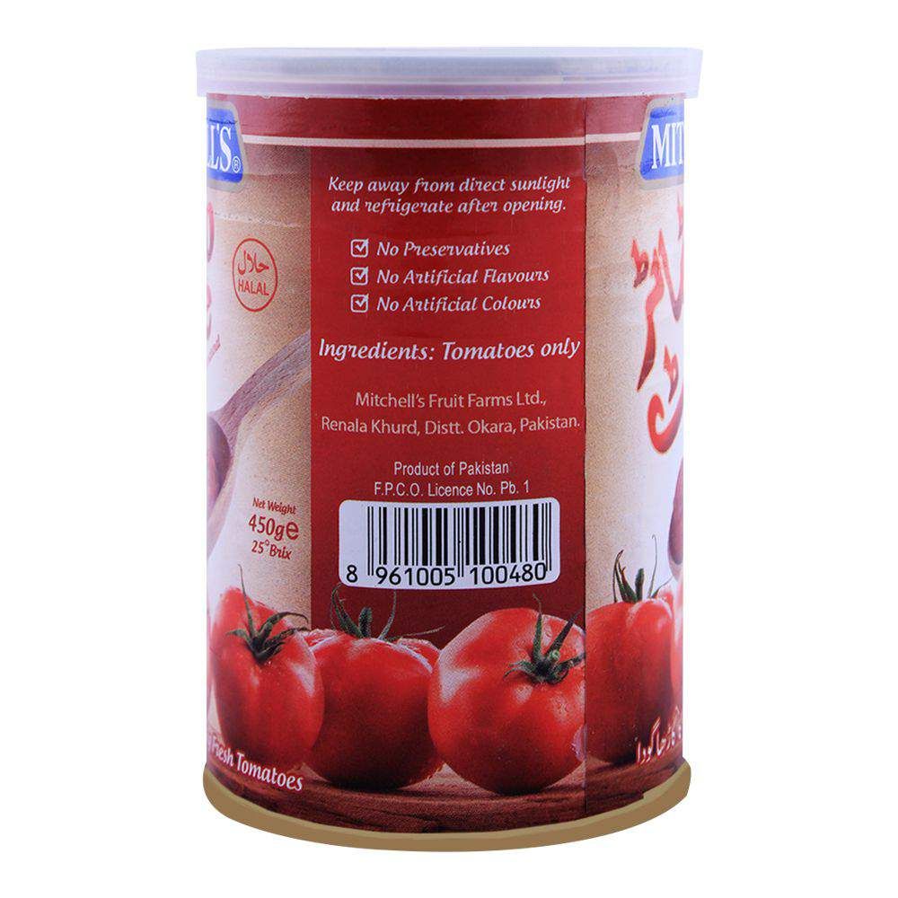 Mitchell's Tomato Paste 450g - Image 2