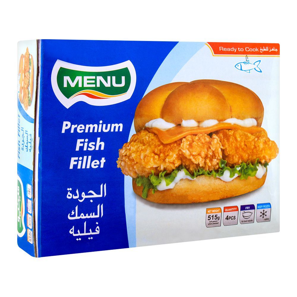 Menu Premium Fish Fillet, 4 Pieces, 515g - Main Image