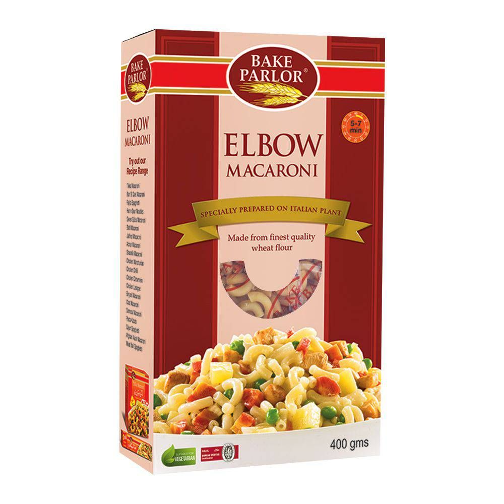 Bake Parlor Elbow Macaroni 400gm Box - Main Image