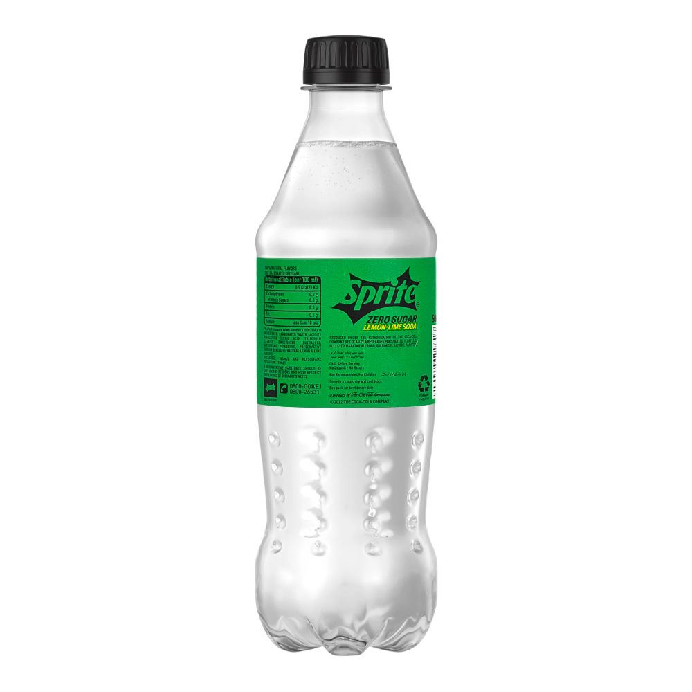 Sprite Zero Sugar Pet, 500ml - Image 2