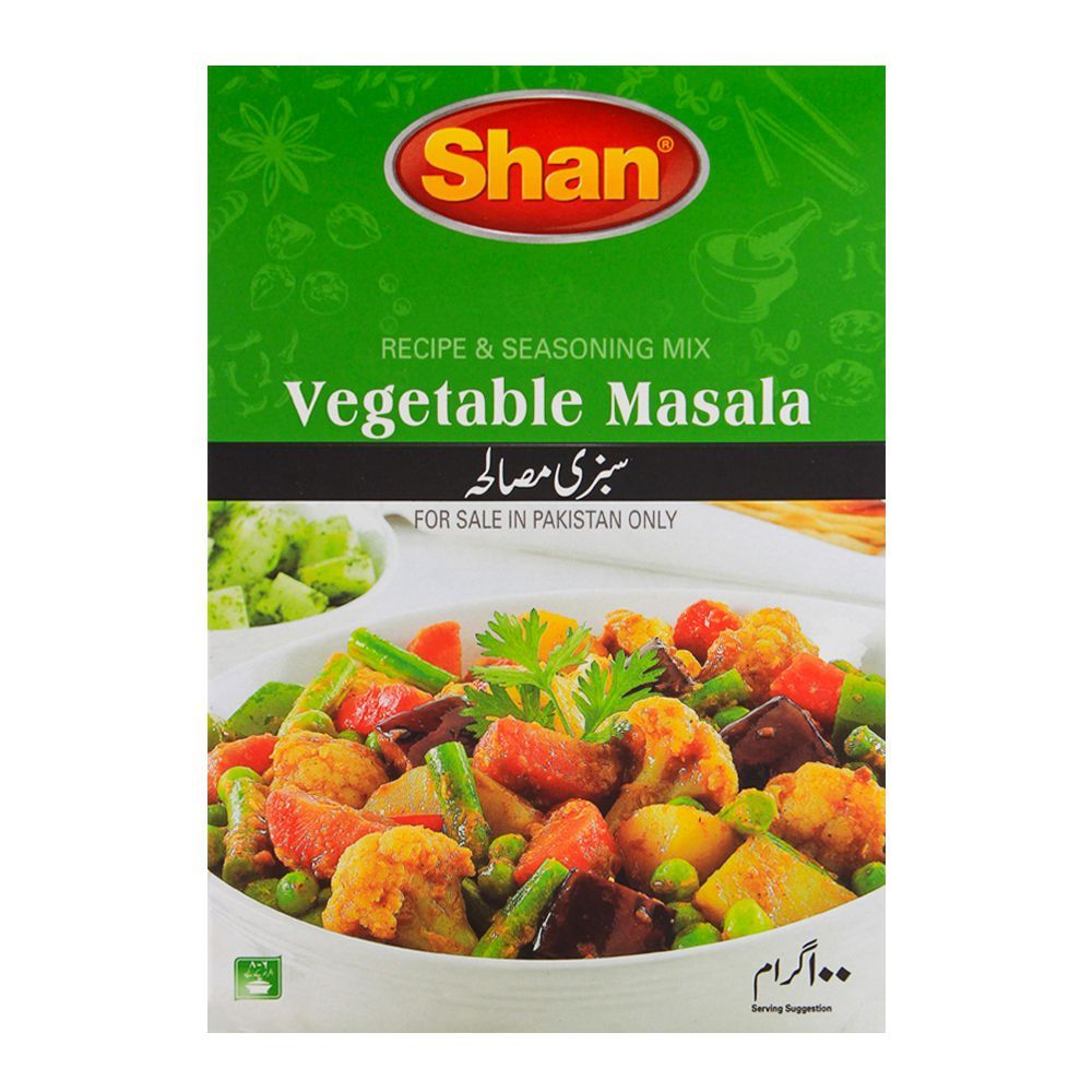 Shan Vegetable Recipe Masala 100gm - Main Image