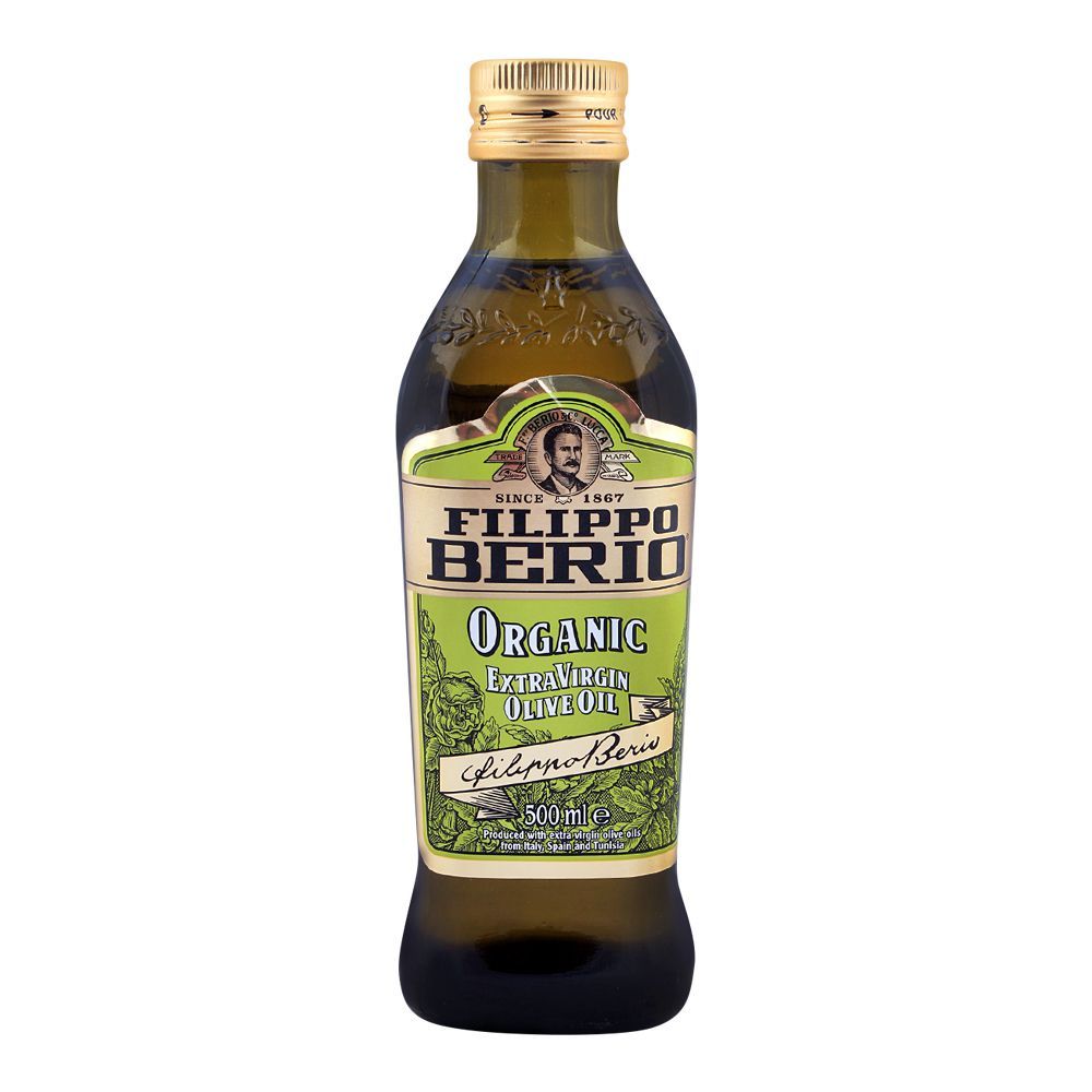 Filippo Berio Organic Extra Virgin Olive Oil 500ml - Main Image