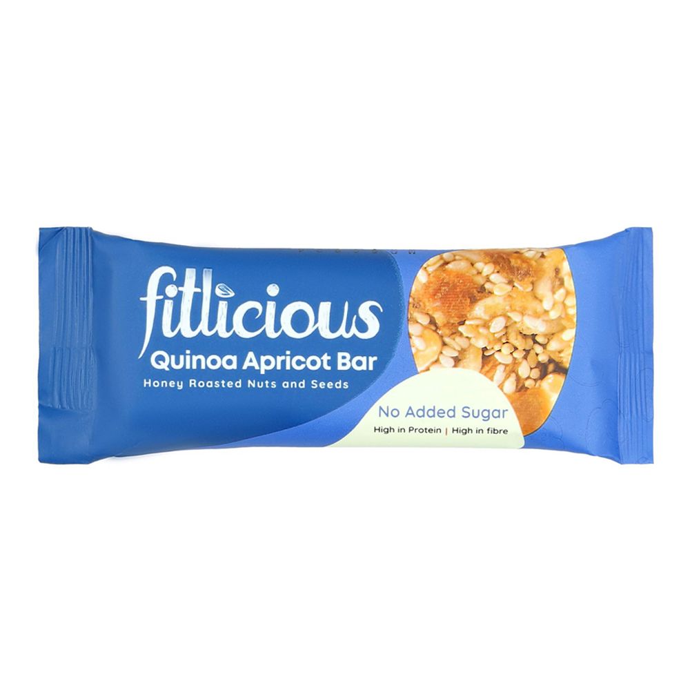 Fitlicious Quinoa Apricot Nut Bar, 1-Piece - Main Image