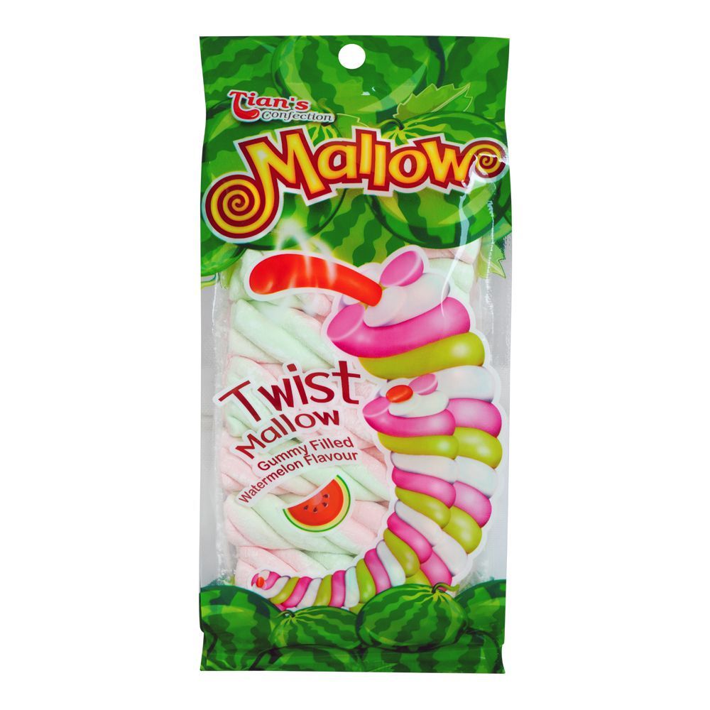 Tian's Mallow Watermelon, Fluffy Long Marshmallow, 120g - Main Image