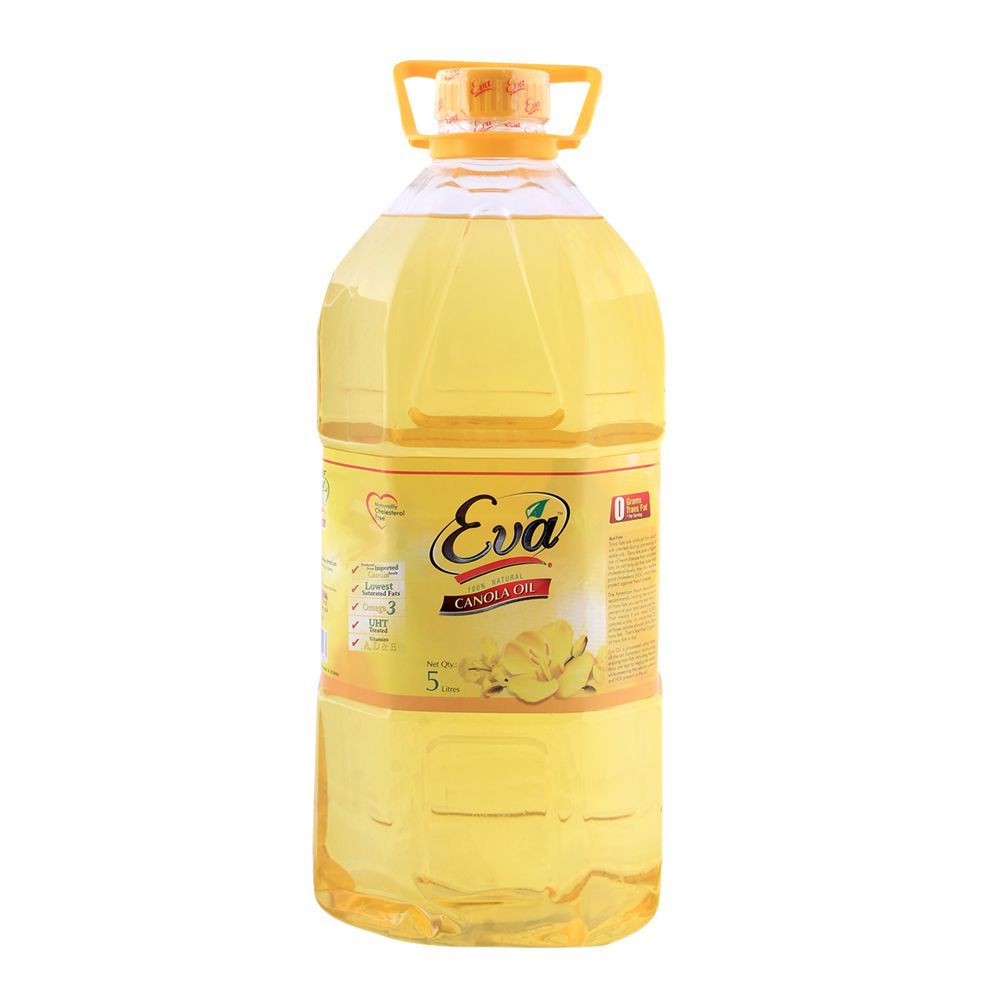 Eva Canola Oil 5 Litres Bottle - Image 2