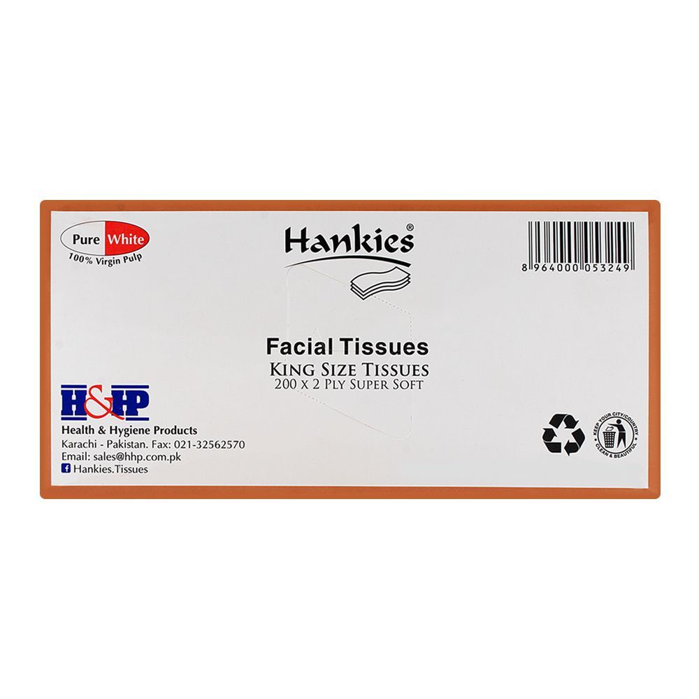 Hankies Premium Facial Tissue 200x2 Ply - Image 3