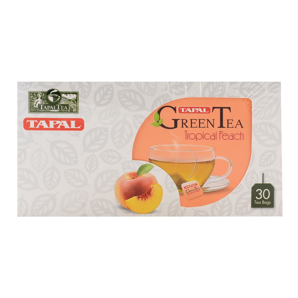 Tapal Tropical Peach Green Tea Bags 30-Pack - Main Image