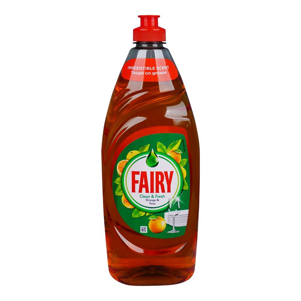 Fairy Dish Washing Liquid, Orange & Yuzu, 654ml - Main Image