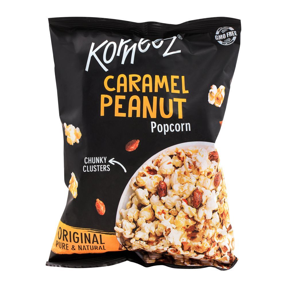 Korneez Caramel Peanut Popcorn, 80g - Main Image