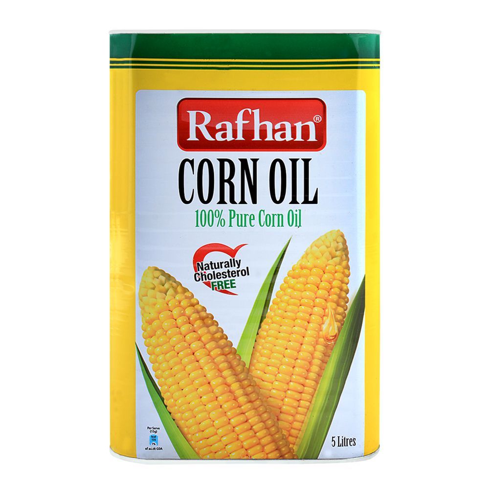 Rafhan Corn Oil 5 Litres Tin - Main Image