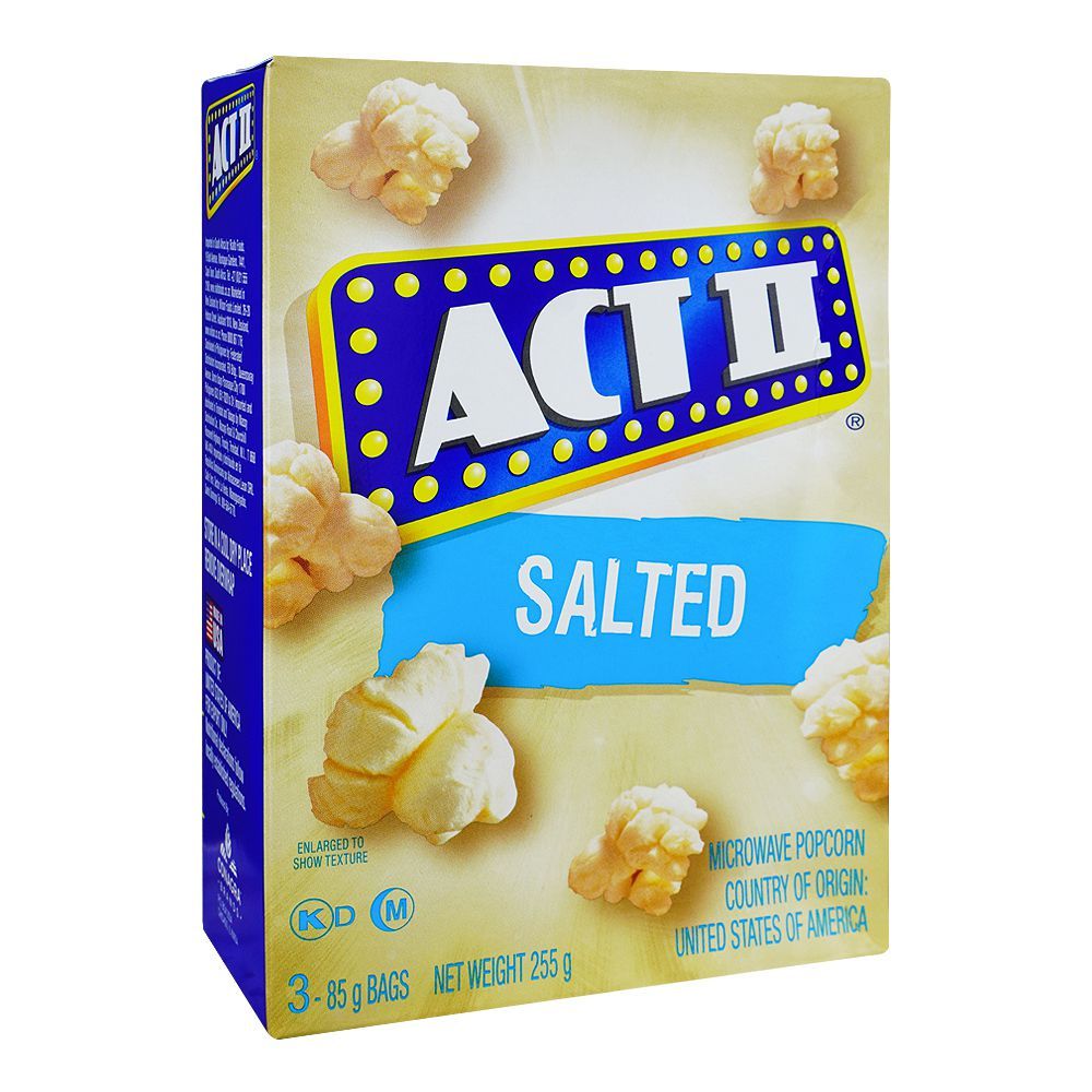 Act-ll Salted Popcorn, 255g - Main Image