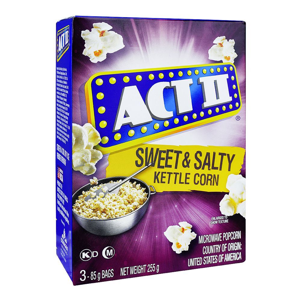 Act-ll Kettle Corn Popcorn, 255g - Main Image