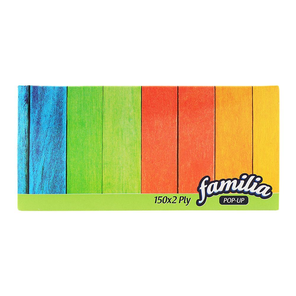 Familia Pop-Up Tissue Box 150x2 Ply - Image 3