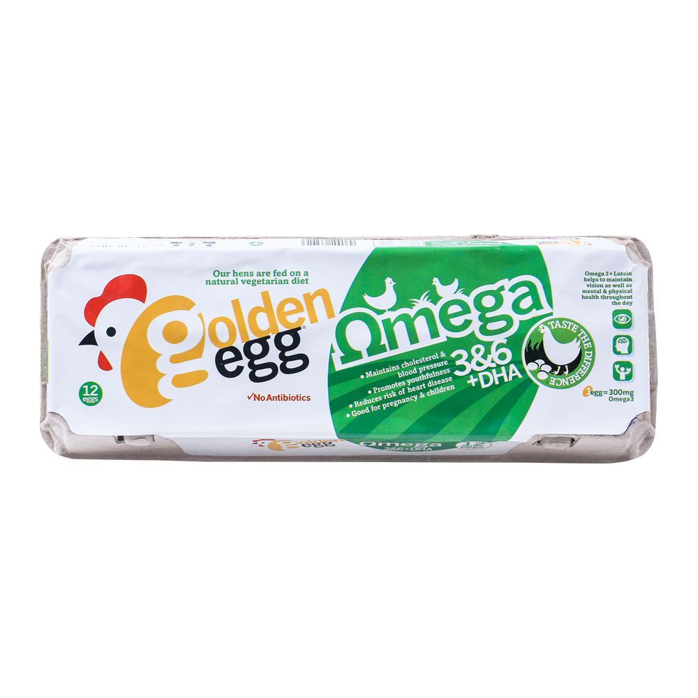 Golden Egg Omega + DHA Eggs, 12-Pack - Main Image