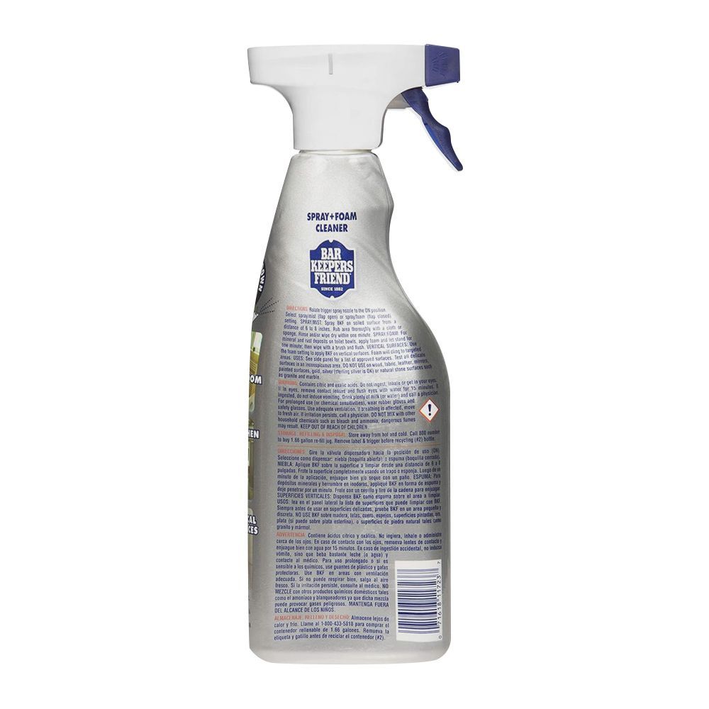 Bar Keepers Friend More Foam Spray Cleanser, 750ml - Image 2