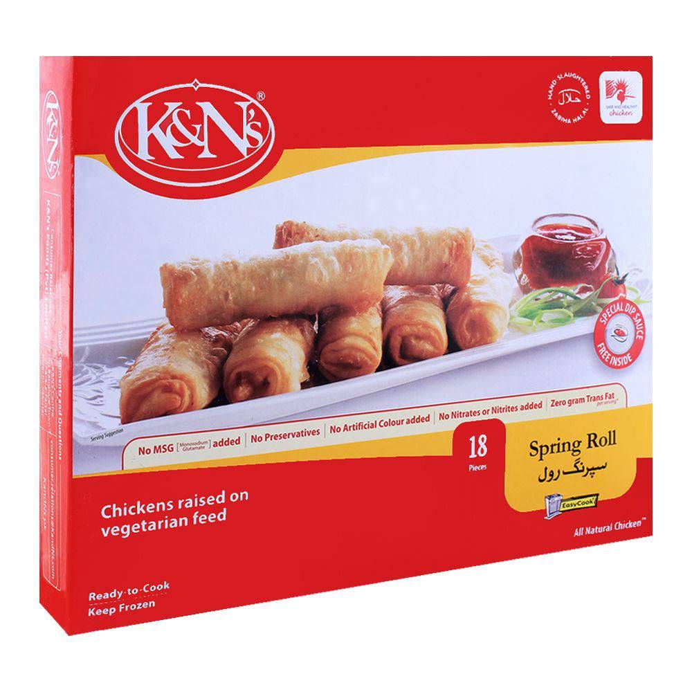 K&N's Chicken Spring Rolls, 18-Pack - Main Image